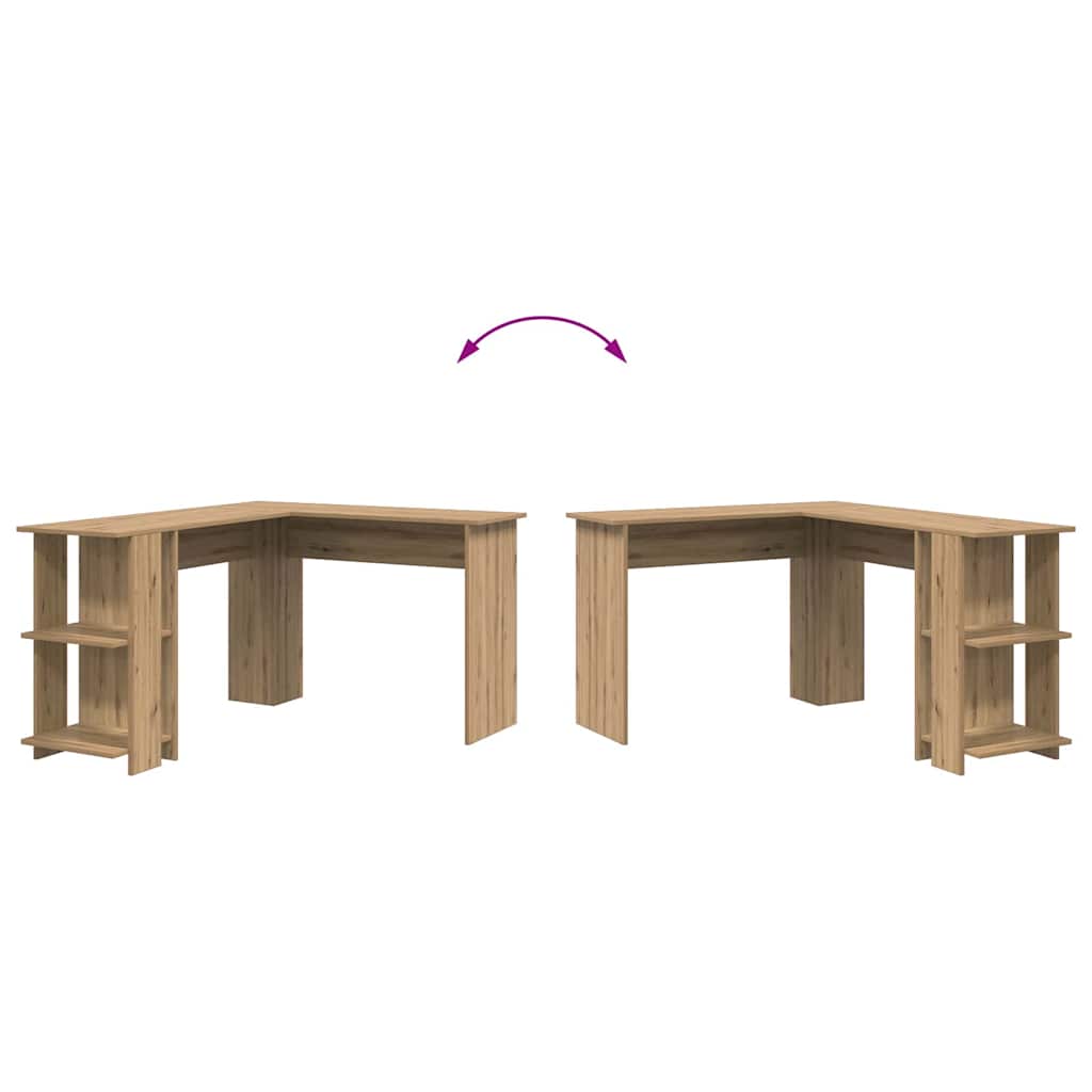 Scrivania ad angolo Rovere artigianale 140 x 113,5 x 75 cm | homemem39