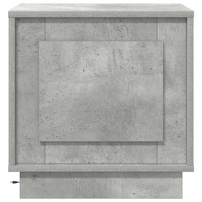 Armadio da Notte con 2 pcs Grigio cemento 44 x 34.5 x 45 cm