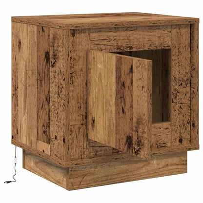 Armadio da Notte con 2 pcs Legno vecchio 44 x 34.5 x 45 cm