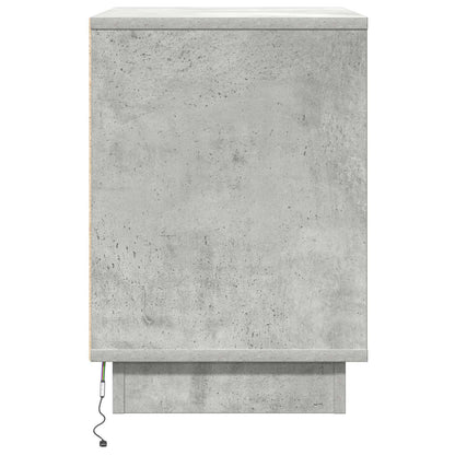Armadio da Notte 2 pcs Grigio cemento 50 x 34,5 x 50 cm.