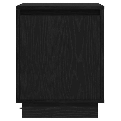 Armadio da Notte 2 pcs Nero 39 x 34.5 x 50 cm Legno multistrato