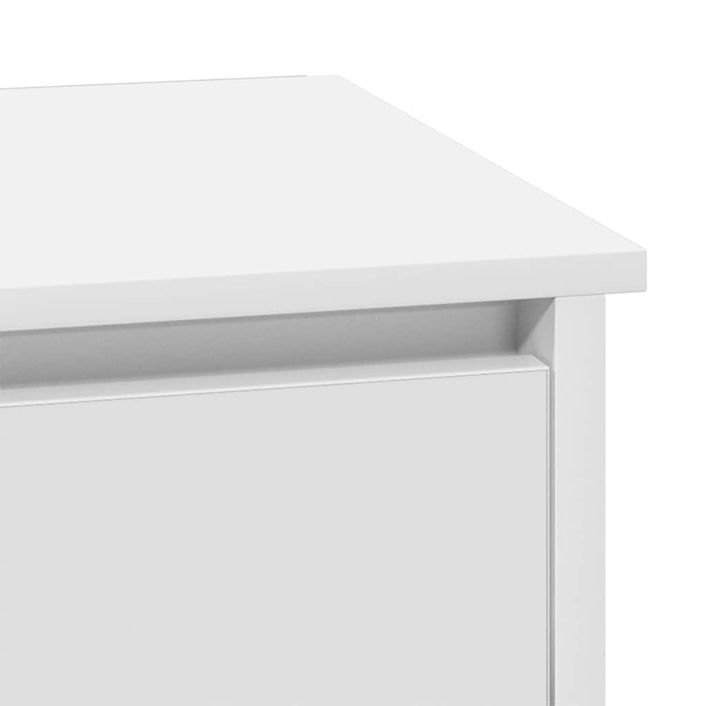 Armadio da Notte Bianco 39 x 34,5 x 50 cm Legno ingegnerizzato
