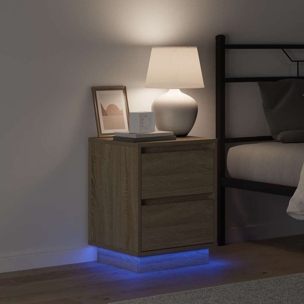 Armadio da Notte con cassetto Rovere Sonoma 39 x 34,5 x 50 cm