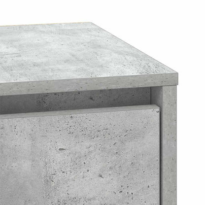 Armadio da Notte con cassetto Grigio cemento 39 x 34,5 x 50 cm | homemem39
