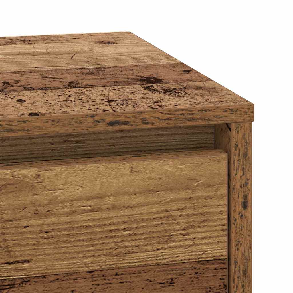 Armadio da Notte con cassetto Legno vecchio 39 x 34.5 x 50 cm