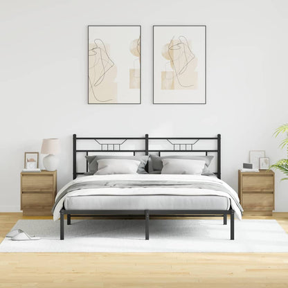 Armadio da Notte con 2 pcs rovere artigianale 39 x 34.5 x 50 cm