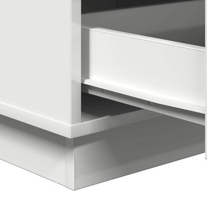Armadio da Notte Bianco 39 x 34,5 x 65 cm Legno multistrato | homemem39