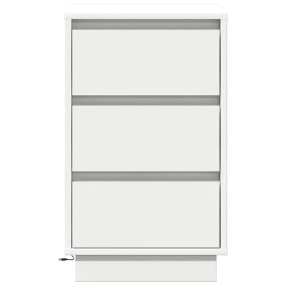 Armadio da Notte Bianco 39 x 34,5 x 65 cm Legno multistrato | homemem39