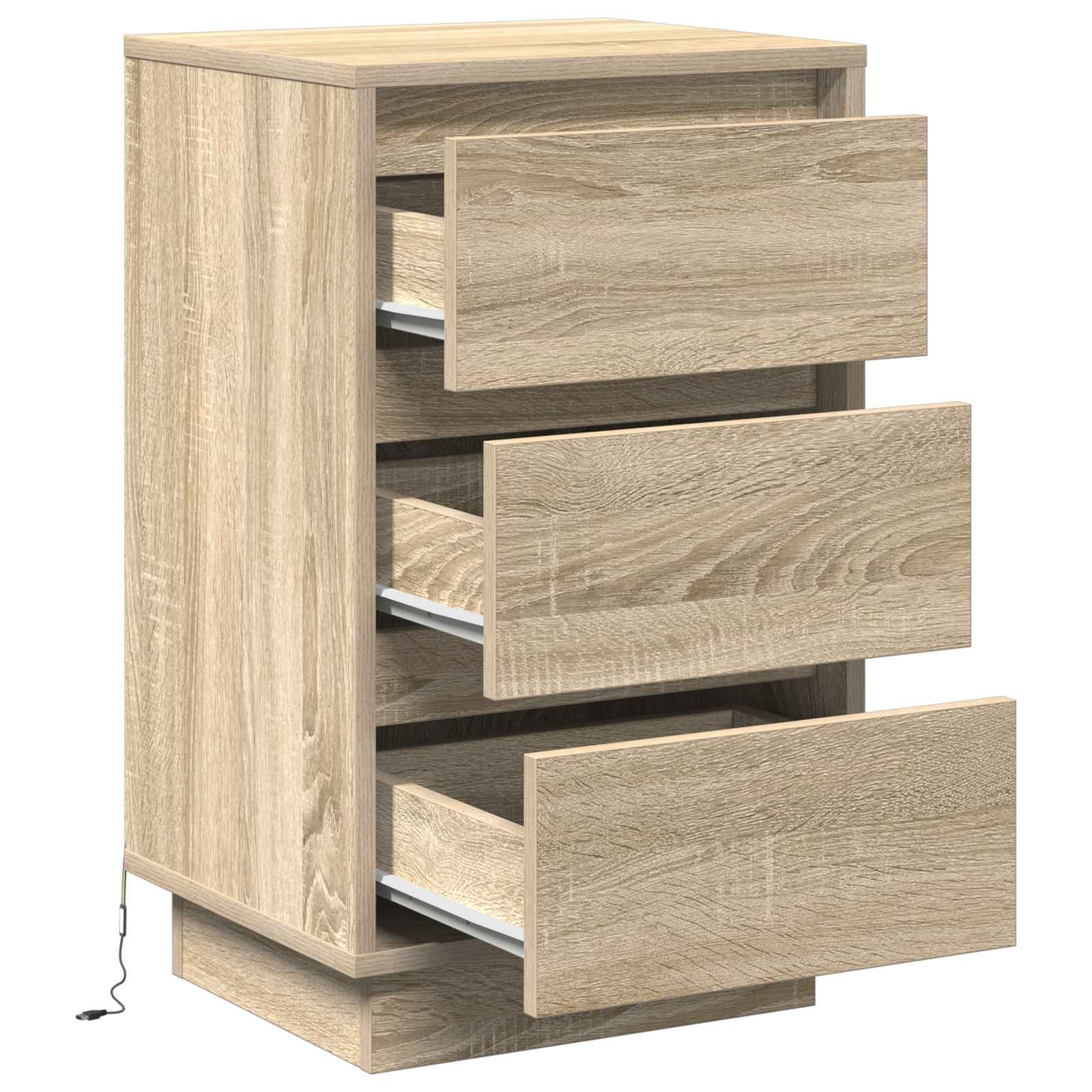 Armadio da Notte Rovere Sonoma 39 x 34,5 x 65 cm - homemem39