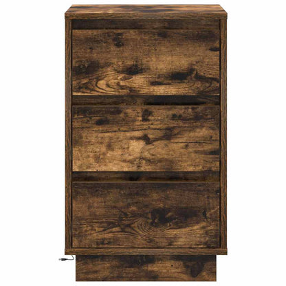 Armadio da Notte Rovere fumé 39 x 34,5 x 65 cm - homemem39