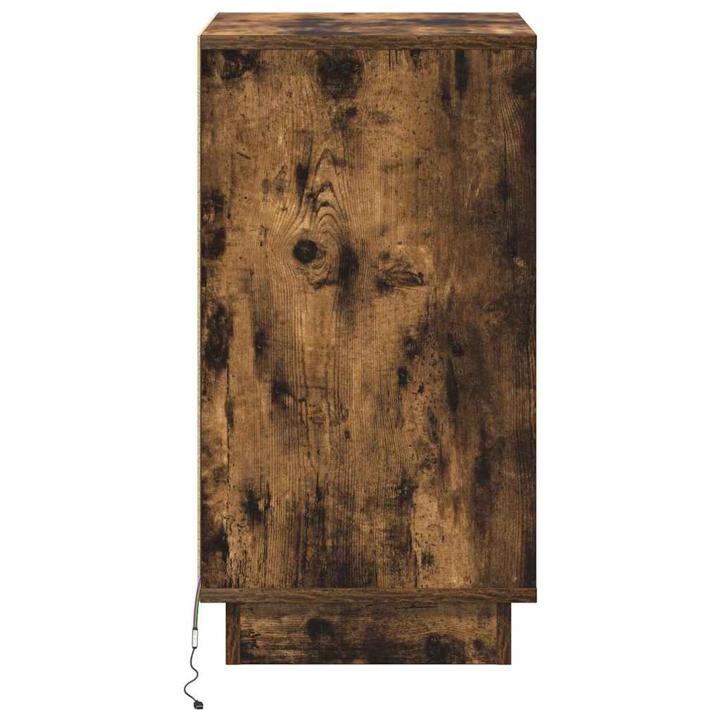Armadio da Notte Rovere fumé 39 x 34,5 x 65 cm - homemem39