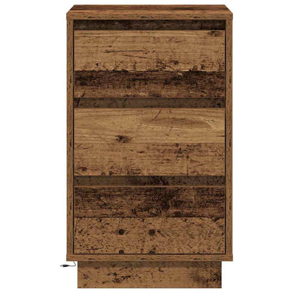 Armadio da Notte con cassetto Legno vecchio 39 x 34,5 x 65 cm