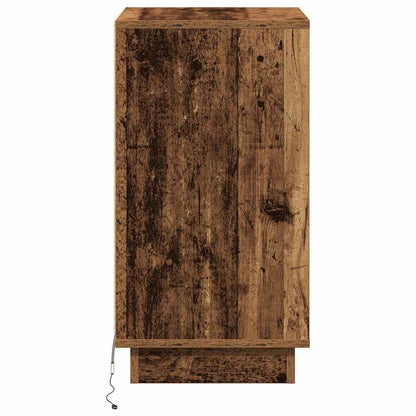 Armadio da Notte con cassetto Legno vecchio 39 x 34.5 x 65 cm