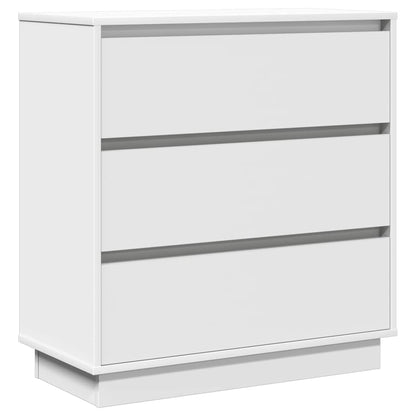 Armadio da Notte con Bianco 71 x 34.5 x 75 cm Legno multistrato