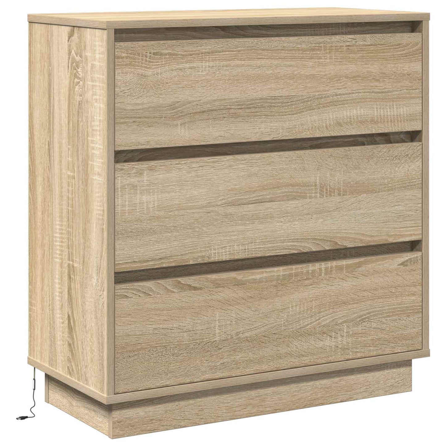 Armadio da Notte con cassetto Rovere Sonoma 71 x 34,5 x 75 cm