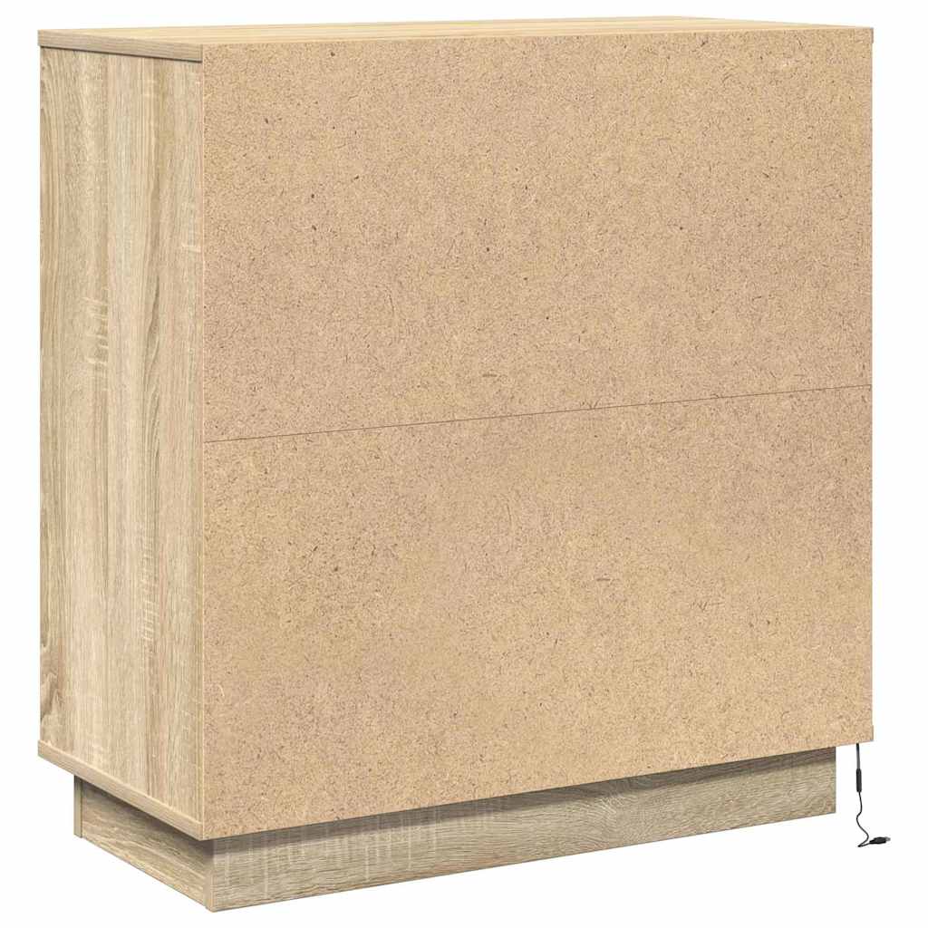 Armadio da Notte Rovere Sonoma 71 x 34,5 x 75 cm