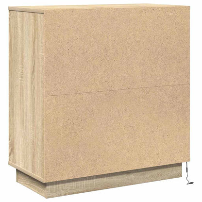 Armadio da Notte con cassetto Rovere Sonoma 71 x 34,5 x 75 cm