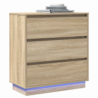 Armadio da Notte con cassetto Rovere Sonoma 71 x 34,5 x 75 cm