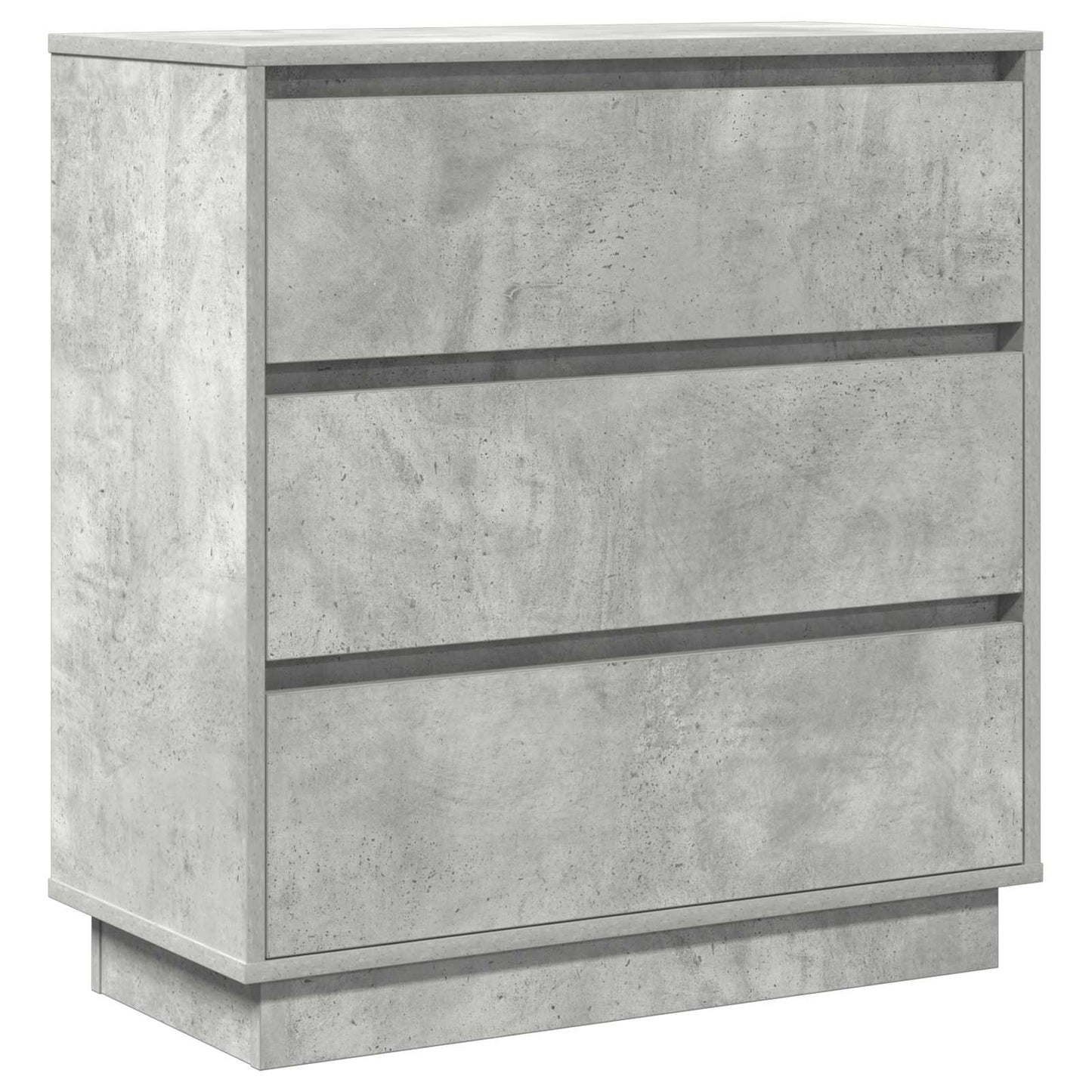 Armadio da Notte con cassetto Grigio cemento 71 x 34,5 x 75 cm