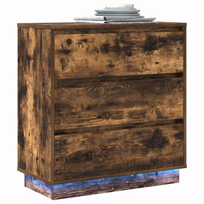 Armadio da Notte con cassetto Rovere fumé 71 x 34,5 x 75 cm | homemem39