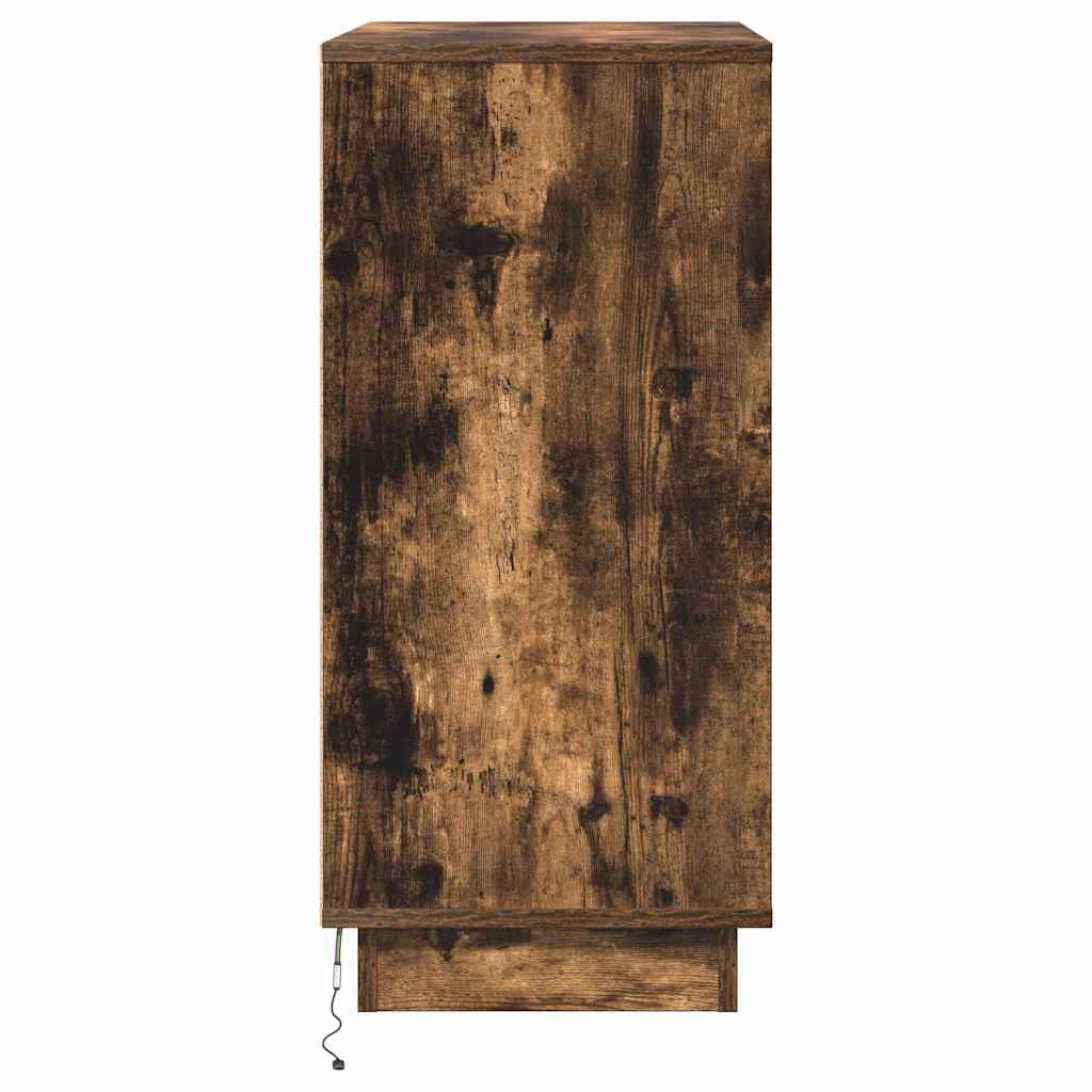 Armadio da Notte con cassetto Rovere fumé 71 x 34,5 x 75 cm | homemem39