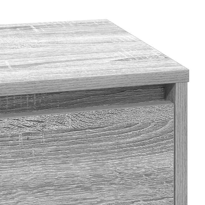 Armadio da Notte Grigio 71 x 34,5 x 75 cm Legno multistrato