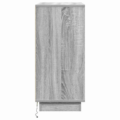 Armadio da Notte Grigio 71 x 34,5 x 75 cm Legno multistrato | homemem39