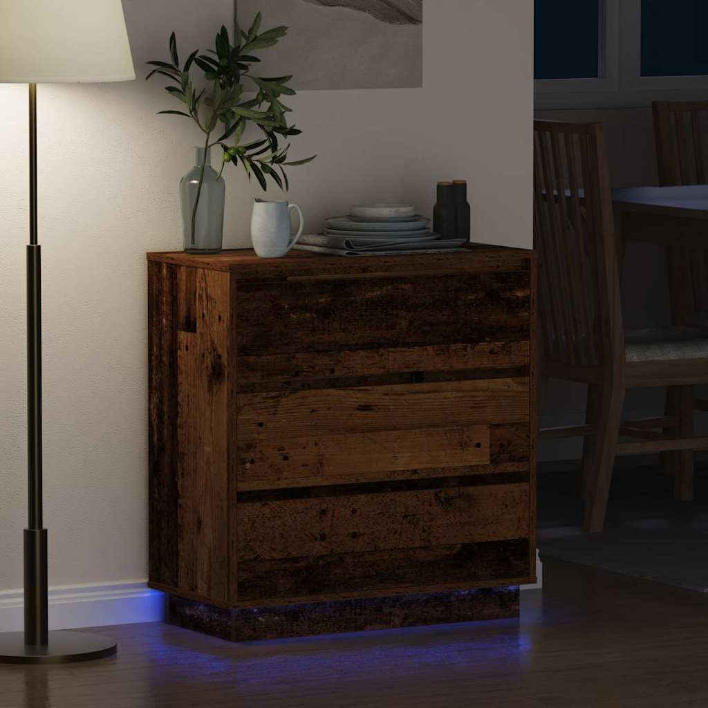 Armadio da Notte con cassetto Legno vecchio 71 x 34,5 x 75 cm | homemem39