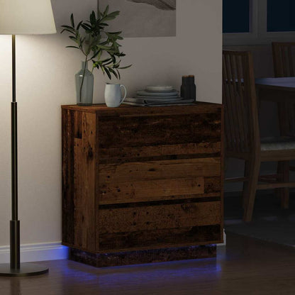 Armadio da Notte con cassetto Legno vecchio 71 x 34,5 x 75 cm | homemem39
