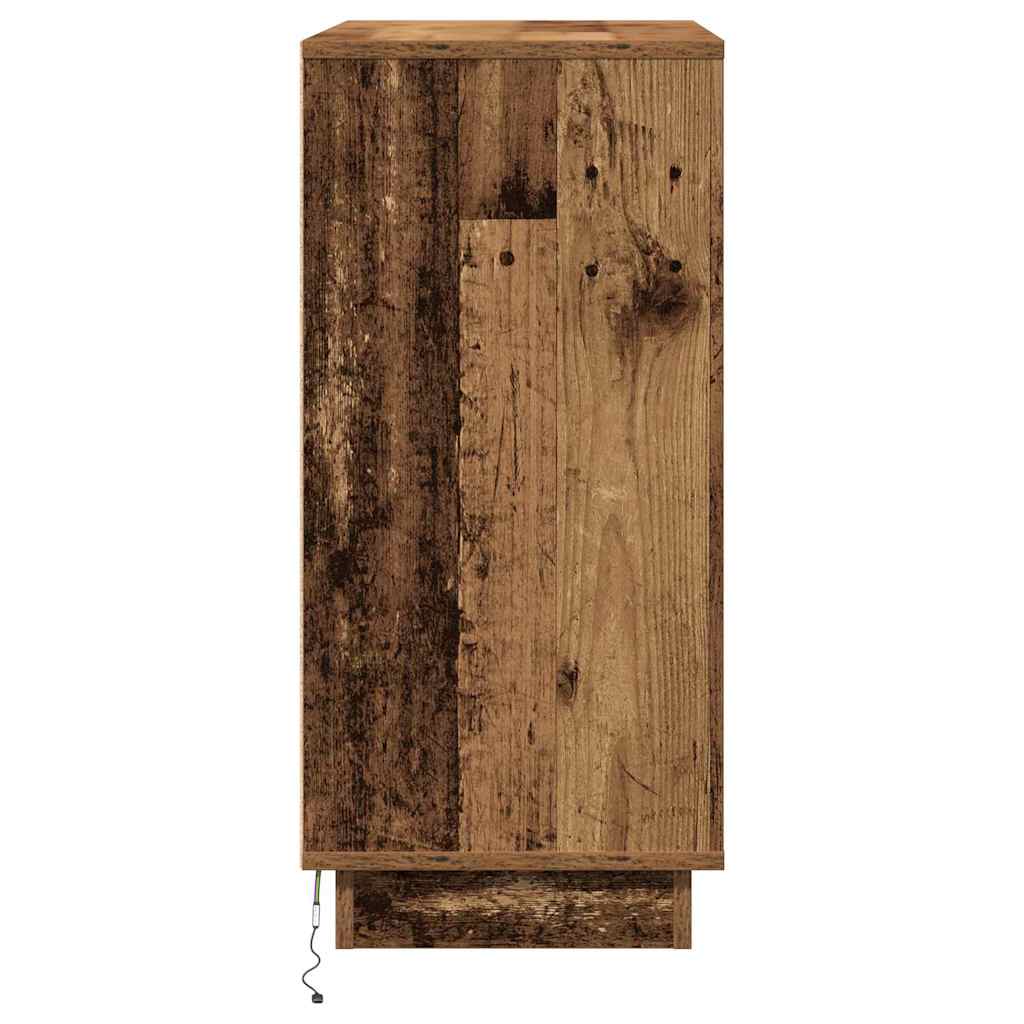 Armadio da Notte con cassetto Legno vecchio 71 x 34,5 x 75 cm | homemem39