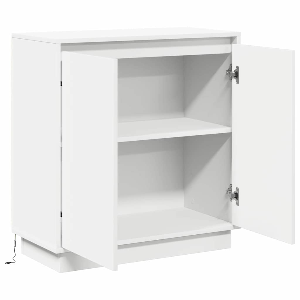 Credenza con porta Bianco 71 x 34.5 x 75 cm Legno multistrato