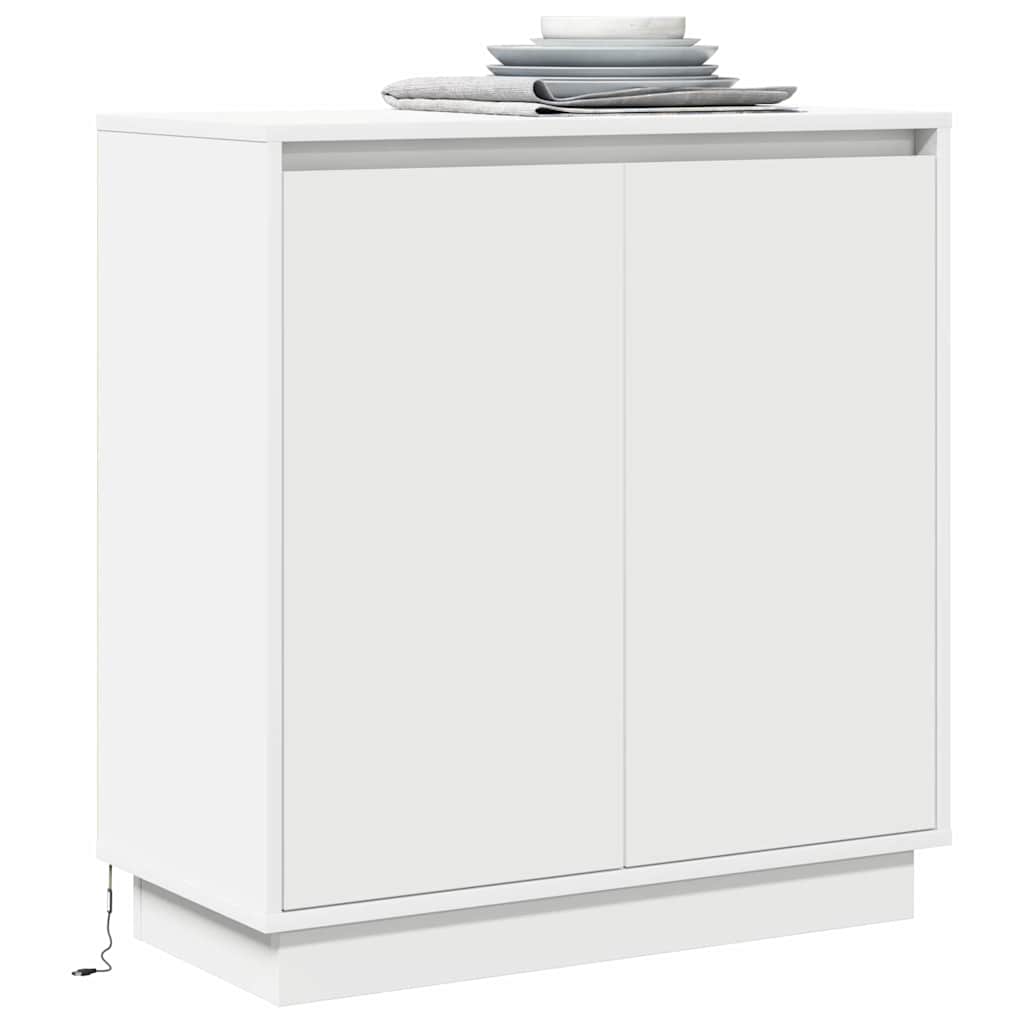 Credenza con porta Bianco 71 x 34.5 x 75 cm Legno multistrato