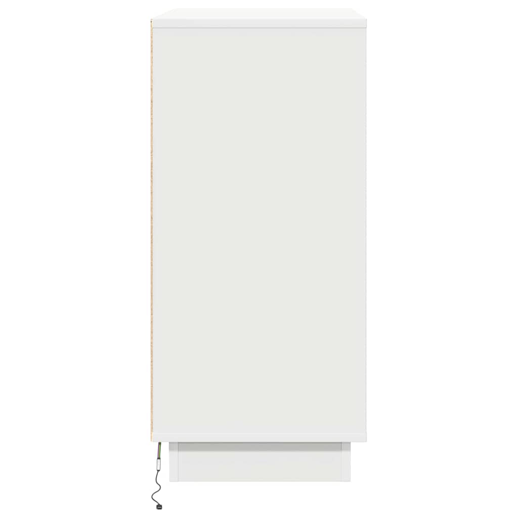 Credenza con porta Bianco 71 x 34.5 x 75 cm Legno multistrato