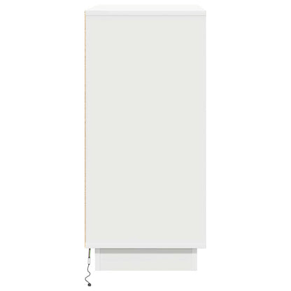 Credenza con porta Bianco 71 x 34.5 x 75 cm Legno multistrato