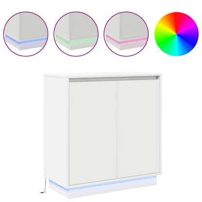Credenza con porta Bianco 71 x 34.5 x 75 cm Legno multistrato