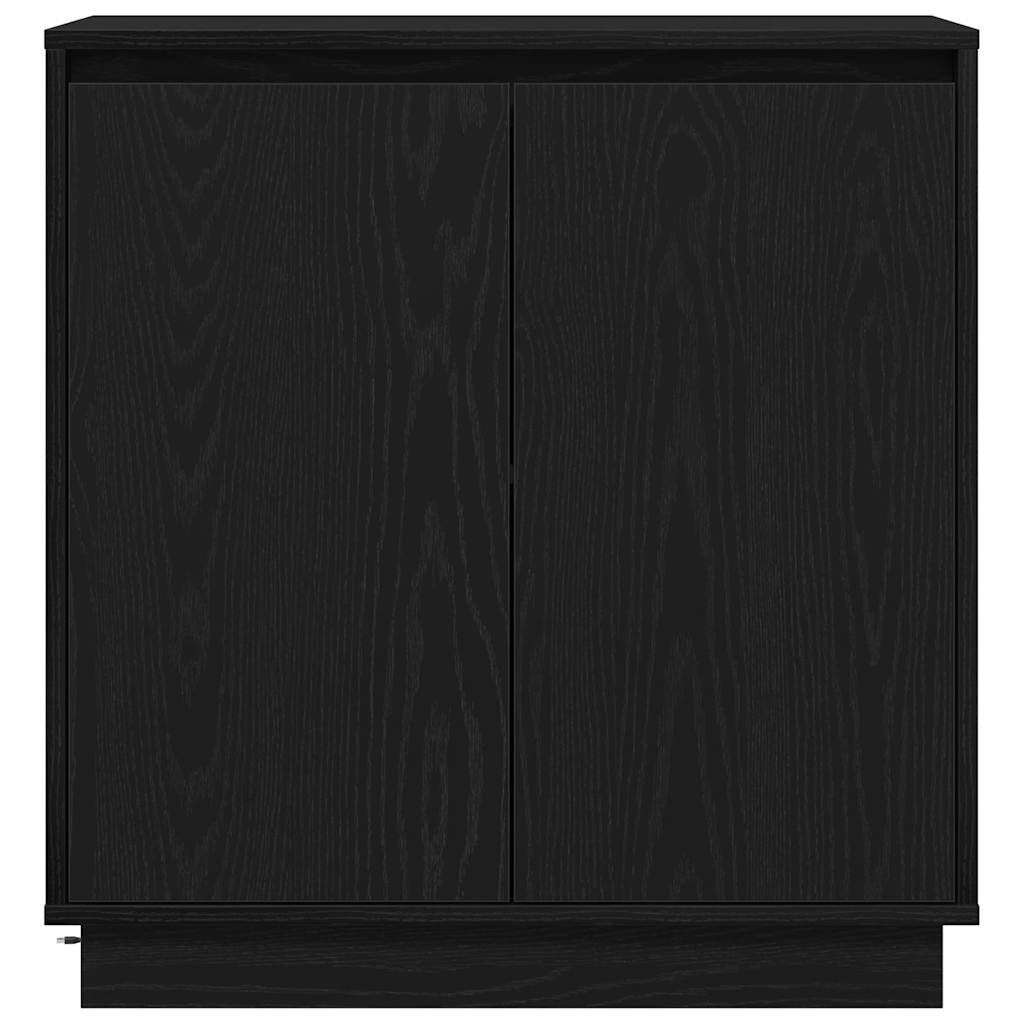 Madia LED Rovere Nero 71 x 34,5 x 75 cm Legno ingegnerizzato - homemem39