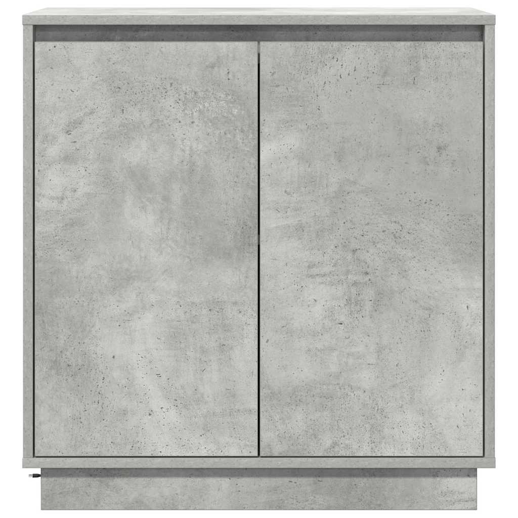 Madia LED Grigio Cemento 71 x 34,5 x 75 cm Legno multistrato | homemem39