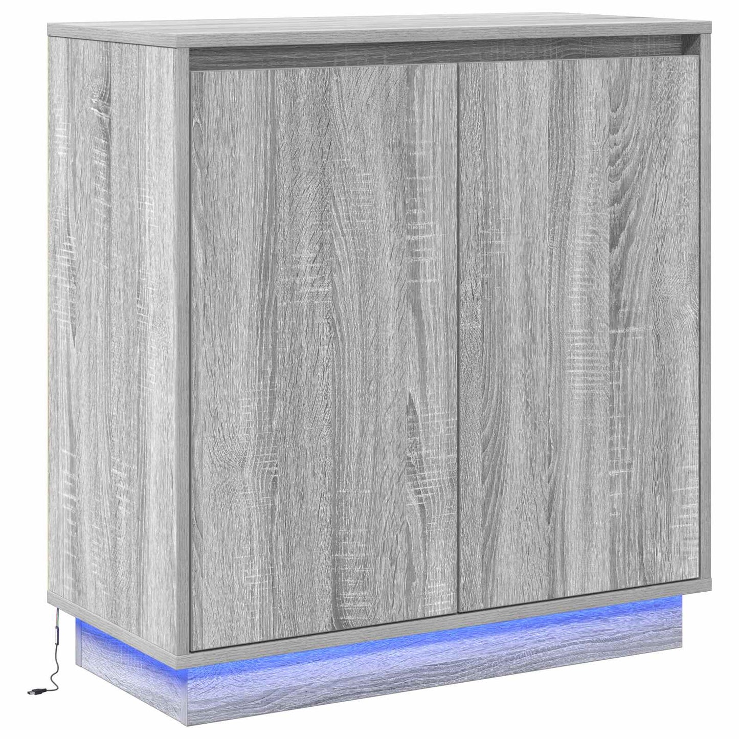 Madia LED per Grigio Sonoma 71 x 34,5 x 75 cm