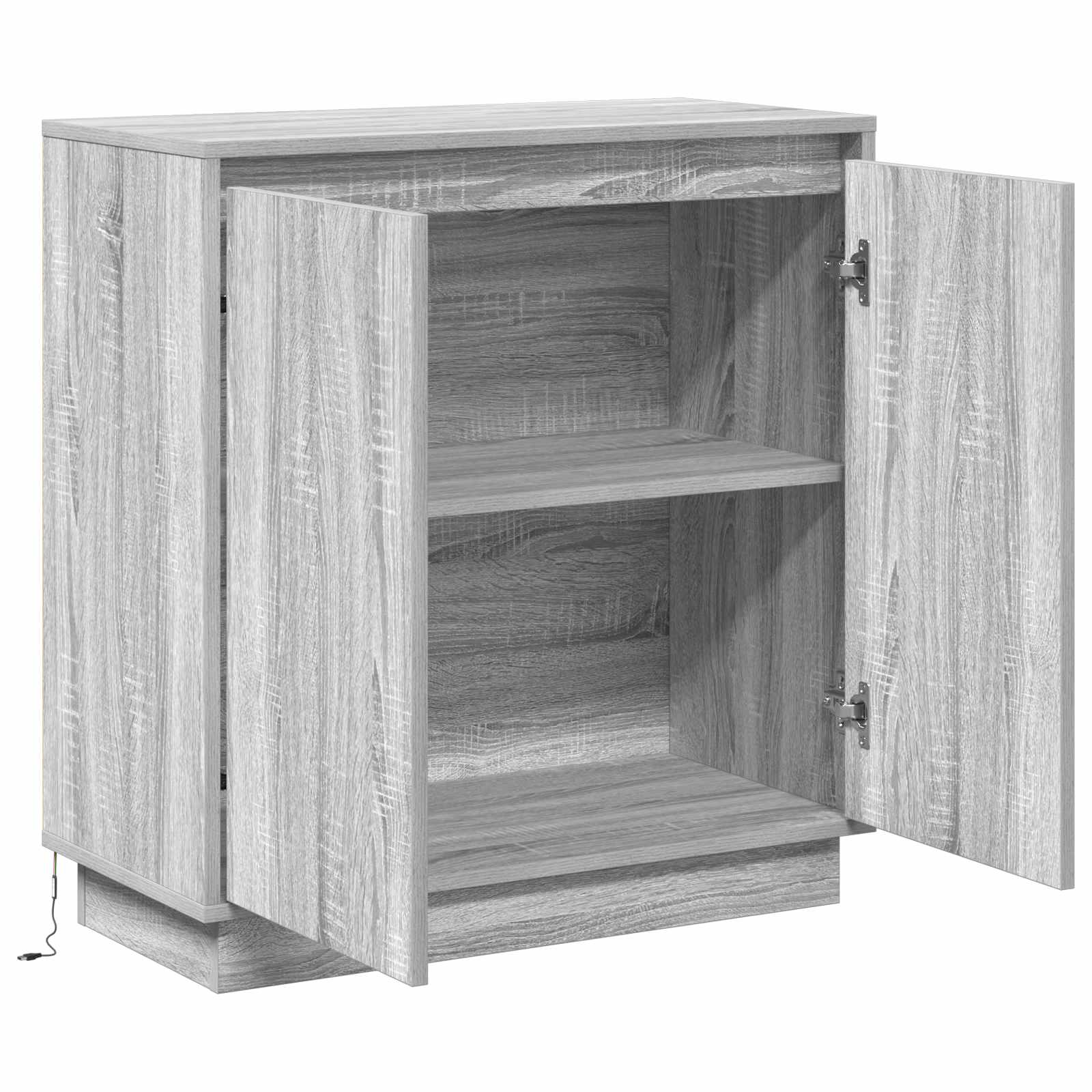 Madia LED per Grigio Sonoma 71 x 34,5 x 75 cm | homemem39