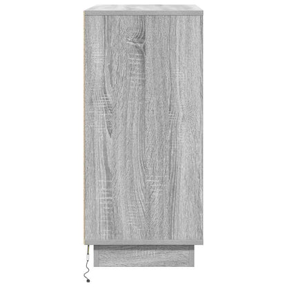 Madia LED per Grigio Sonoma 71 x 34,5 x 75 cm | homemem39