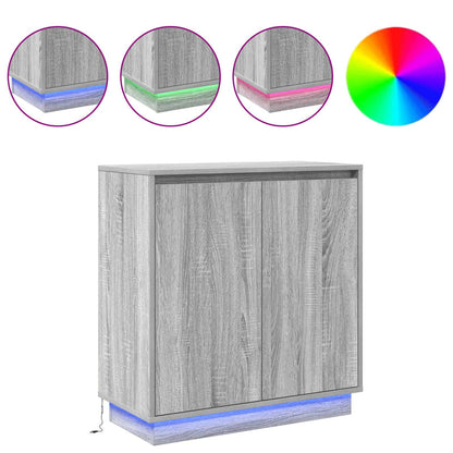 Madia LED per Grigio Sonoma 71 x 34,5 x 75 cm