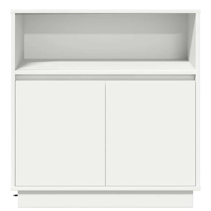 Credenza con LED Bianco 71 x 34.5 x 75 cm Legno multistrato