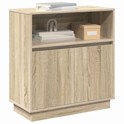 Credenza con LED rovere sonoma 71 x 34.5 x 75 cm