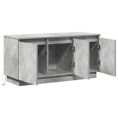 Mobile TV 100 x 38 x 49 cm Grigio cemento Legno ingegnerizzato | homemem39