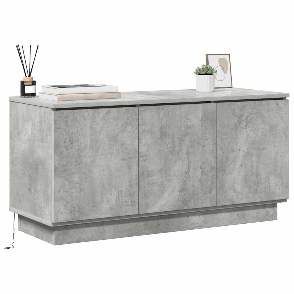 Mobile TV 100 x 38 x 49 cm Grigio cemento Legno ingegnerizzato | homemem39