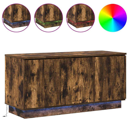 Mobile TV Rovere fumé 100 x 38 x 49 cm Legno multistrato