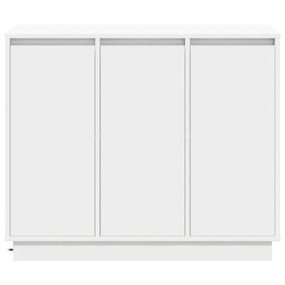 Madia LED Bianco 90 x 32 x 75 cm Legno multistrato