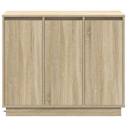 Madia LED Rovere Sonoma 90 x 32 x 75 cm Legno multistrato