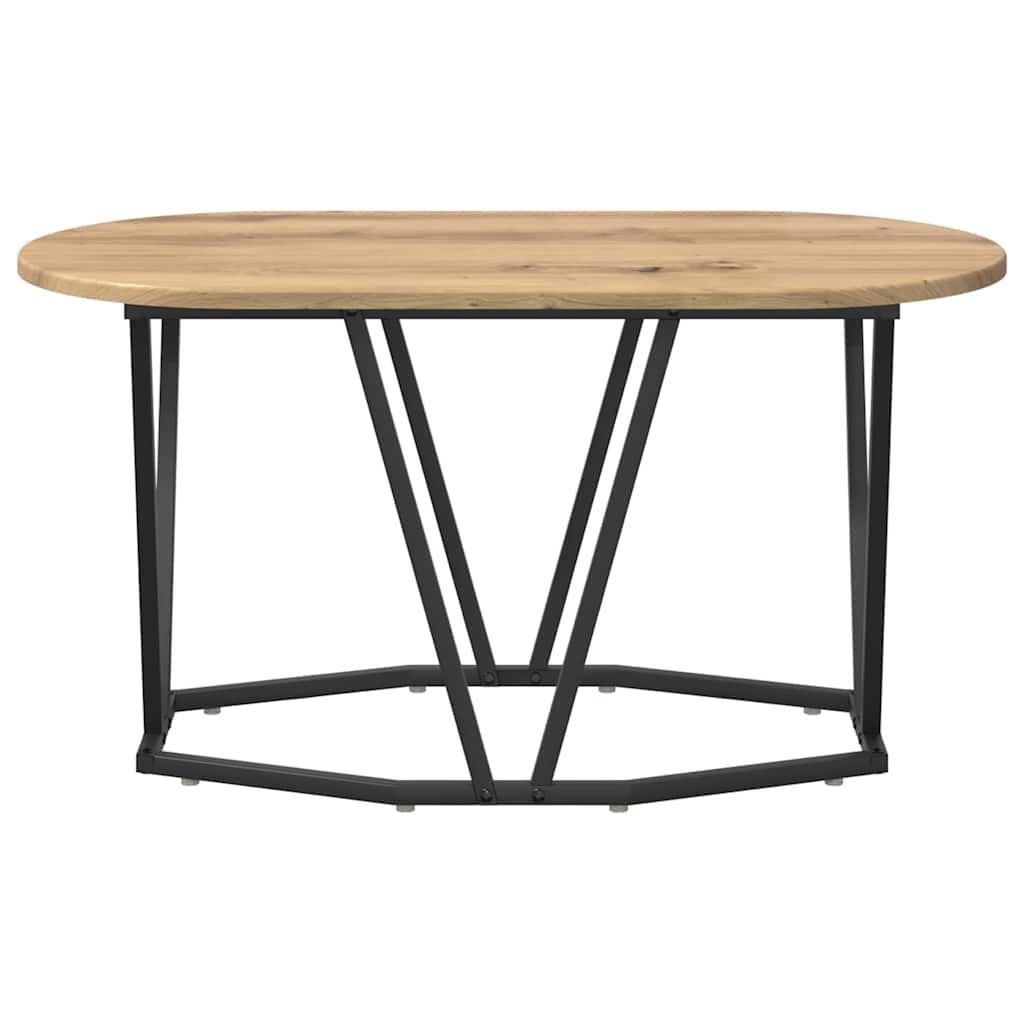 Tavolino da Caffè rovere artigianale 80 x 40 x 40,5 cm