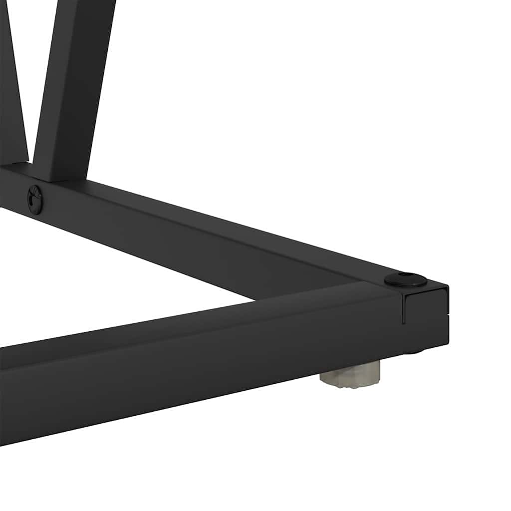 Tavolino da salotto Rovere Nero 100 x 50 x 40 cm